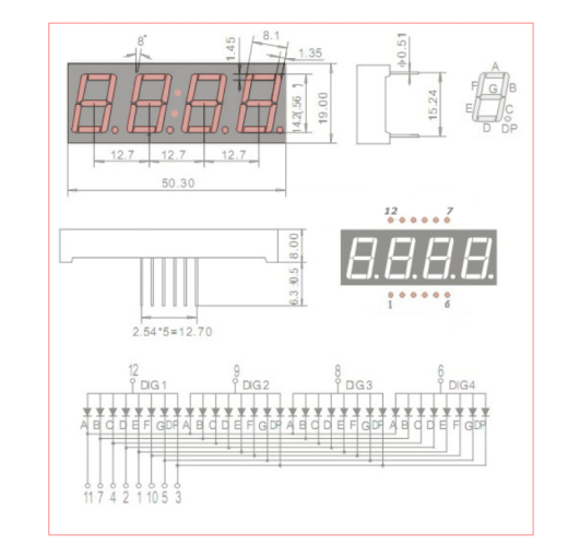 LED分段显示器(50х20мм)缩略图