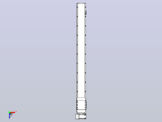 机器人皮带驱动直线轴TPA-GCB-150-P80-L1450-LU-M75-N3俯视缩略图