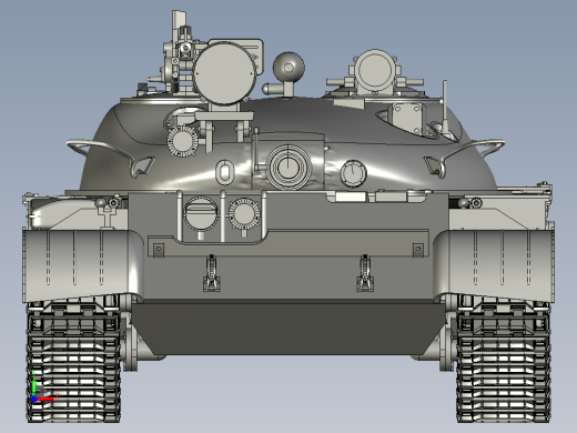 T-62A坦克(1)前视缩略图