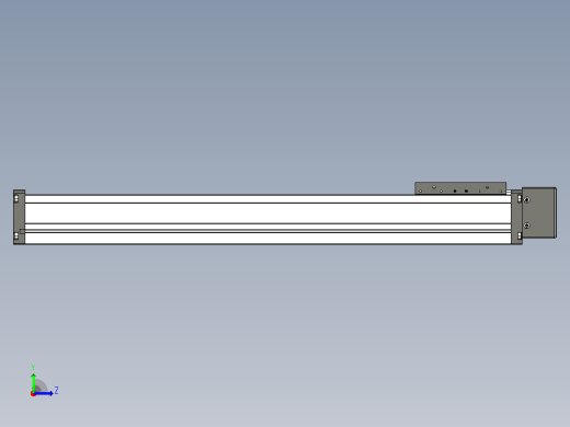 FSL60 直线模组[FSL60-E500-10C7-BL-B60]左视缩略图