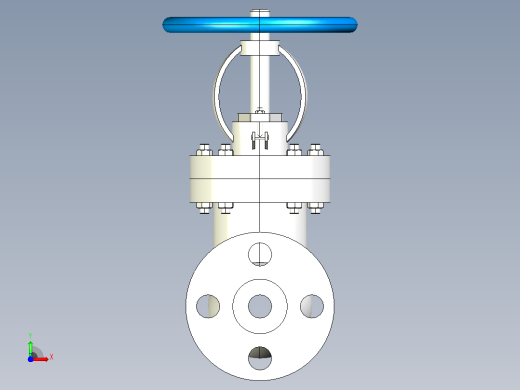 J41H-Y-Class300Lb APII美标截止阀[0.5]前视缩略图