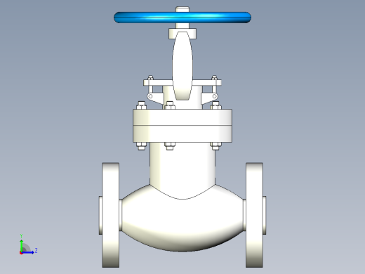 J41H-Y-Class300Lb APII美标截止阀[0.5]左视缩略图