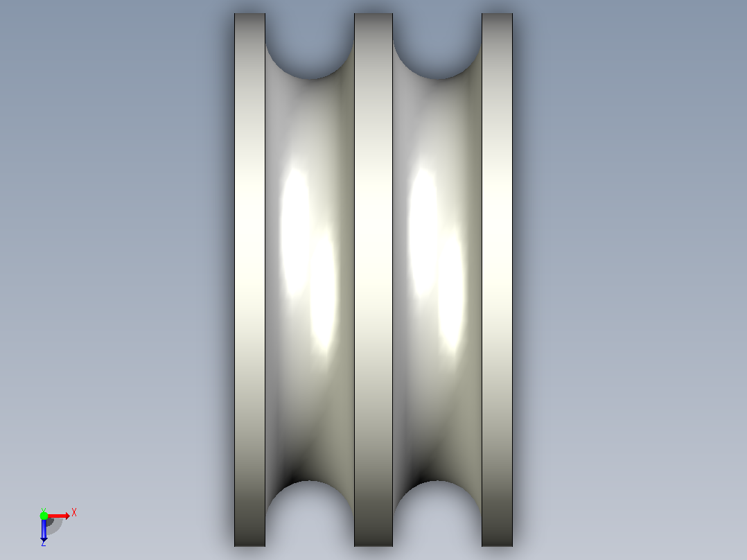 爱安特皮带滑轮BRSD-23-2.1俯视图