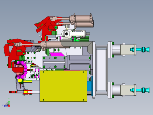 汽车零部件焊接夹具总成右视缩略图