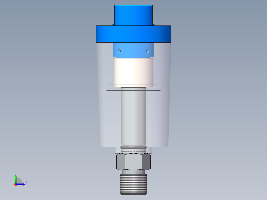 气水分离过滤器左视图