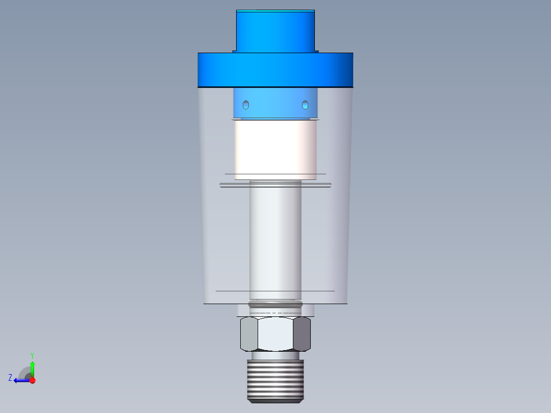 气水分离过滤器右视图