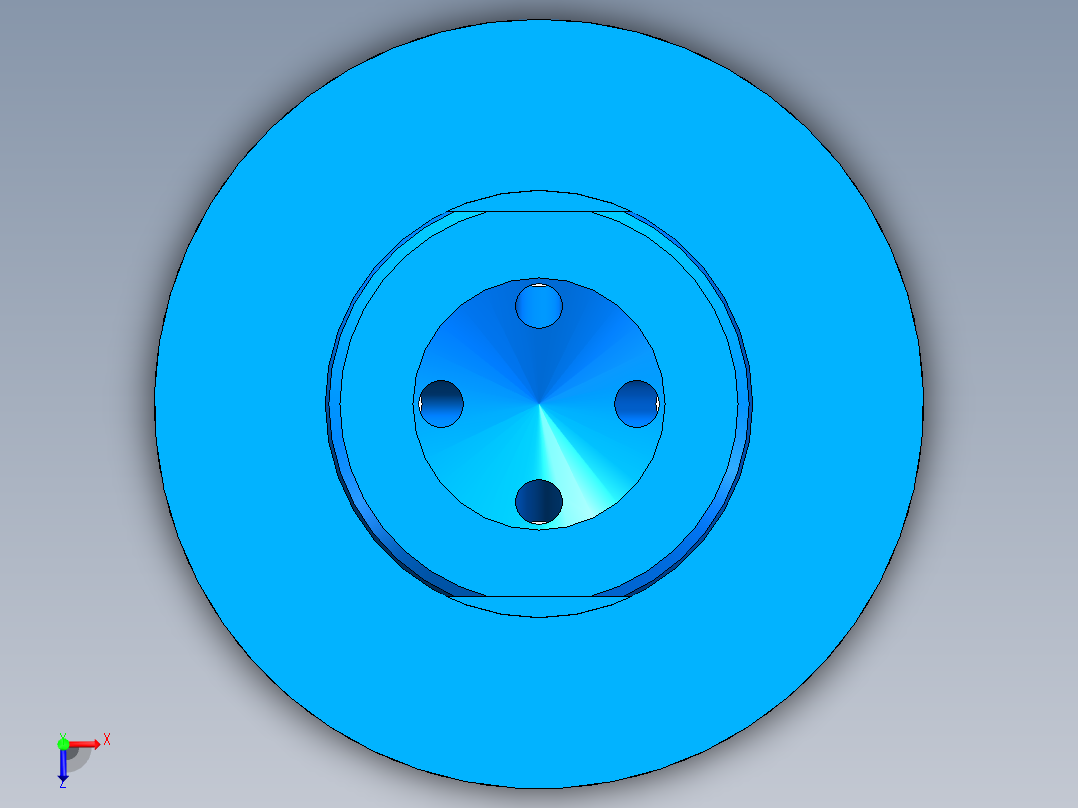 气水分离过滤器俯视图
