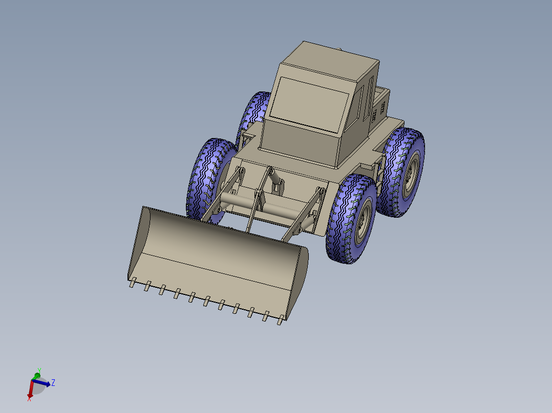 轮式装载机三维参数化造型设计及运动仿真