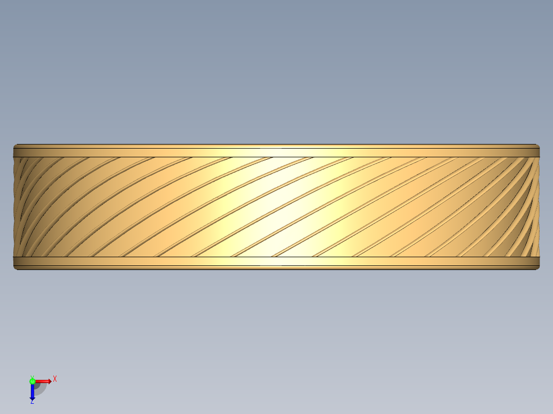 环3D模型俯视图