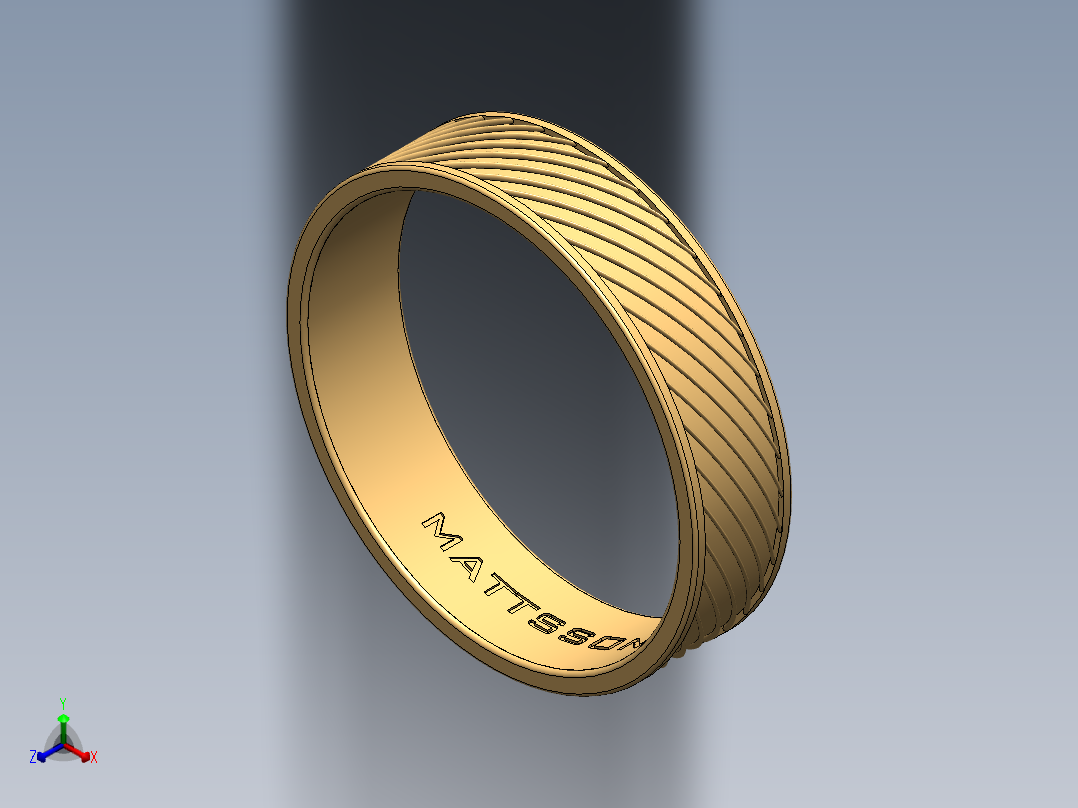 环3D模型正等轴测图