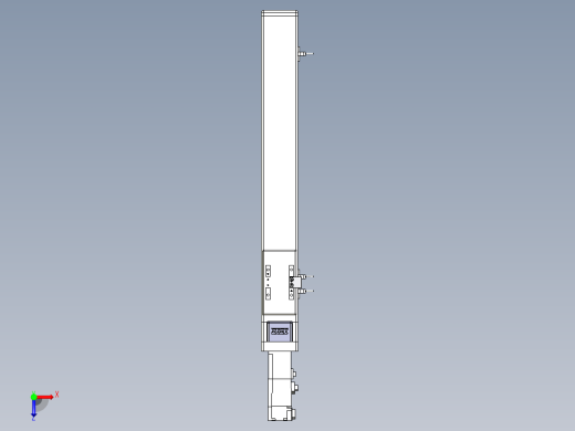 Toyo东佑达直线模组-ETH6M-BC-400-M10B俯视缩略图