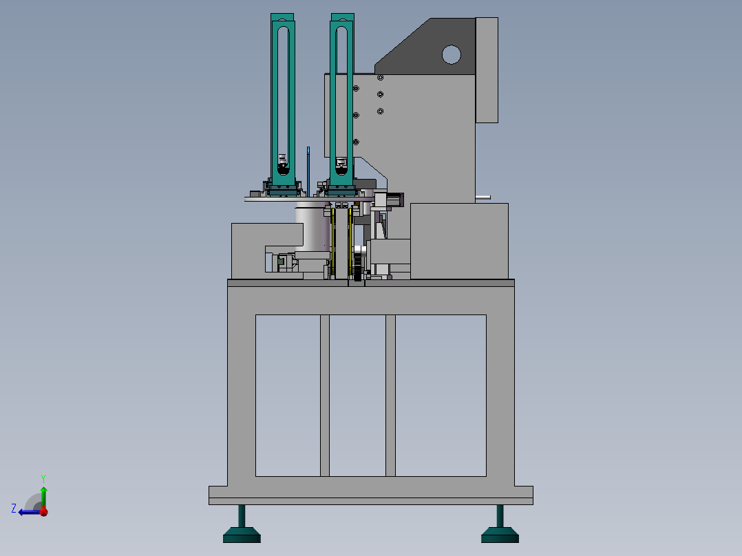 智能卡手机电话卡冲切机右视图