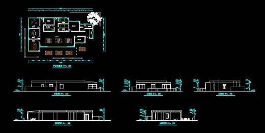 YX-900182 茶楼建筑CAD设计图65套缩略图