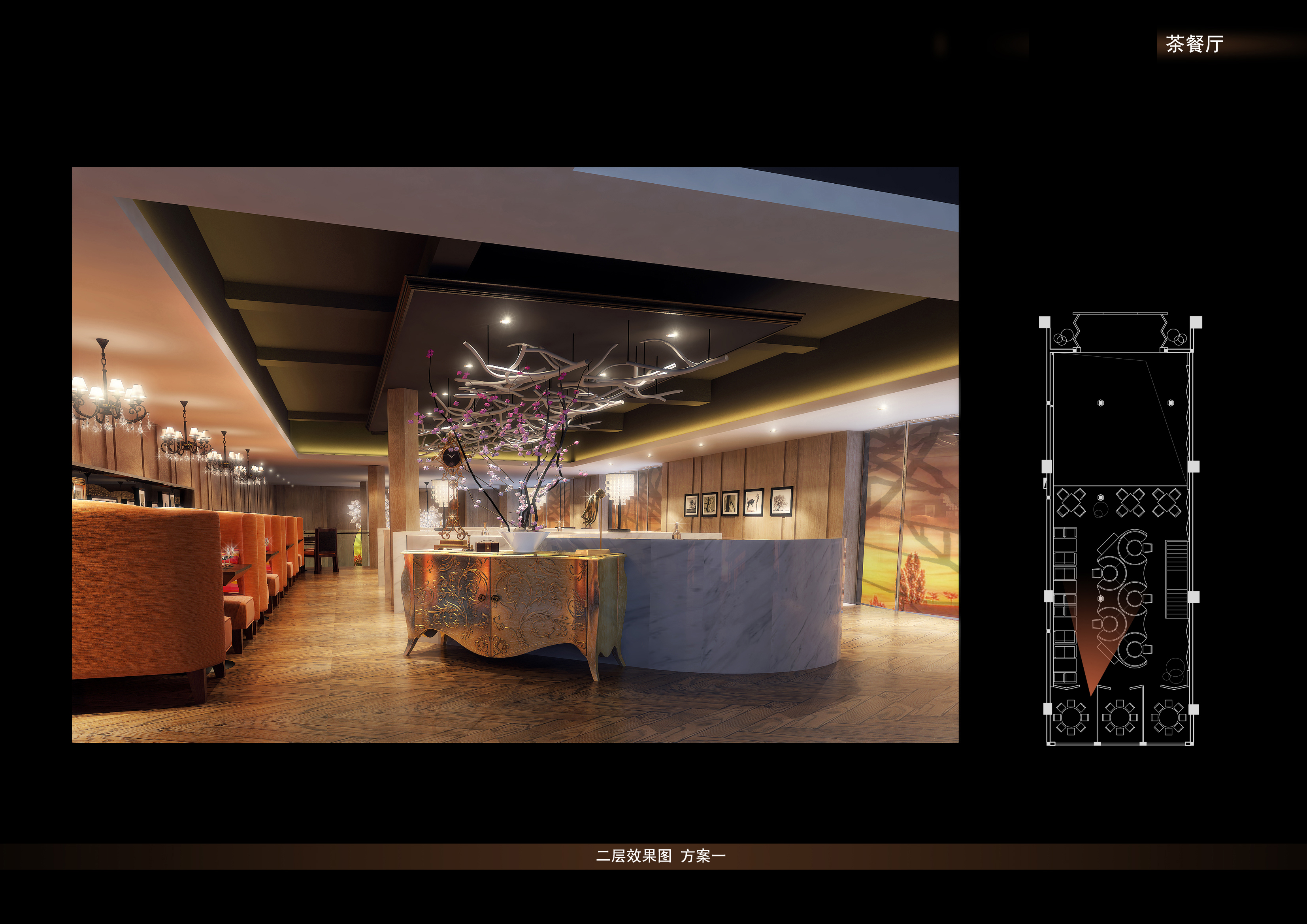 YX-900182 茶楼建筑CAD设计图65套