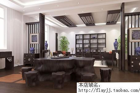 YX-900182 茶楼建筑CAD设计图65套