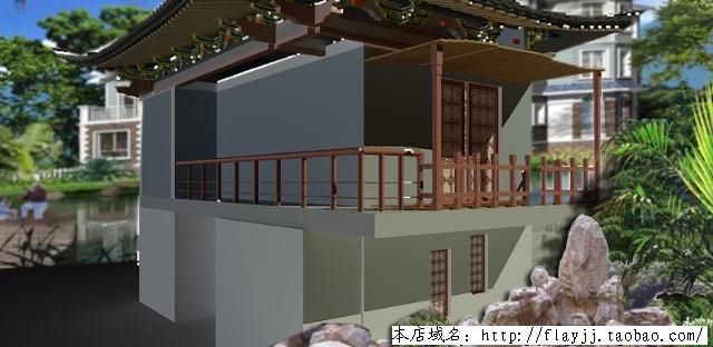 YX-900182 茶楼建筑CAD设计图65套