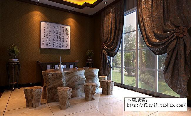 YX-900182 茶楼建筑CAD设计图65套