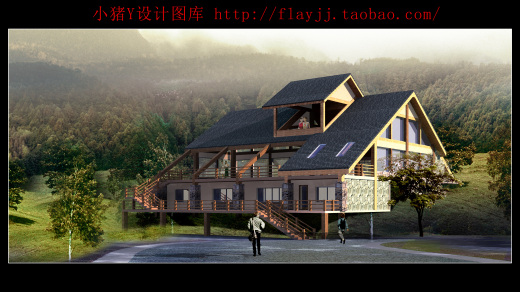 YX-900182 茶楼建筑CAD设计图65套缩略图