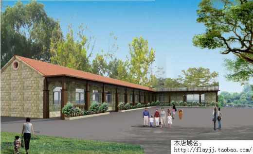 YX-900182 茶楼建筑CAD设计图65套缩略图