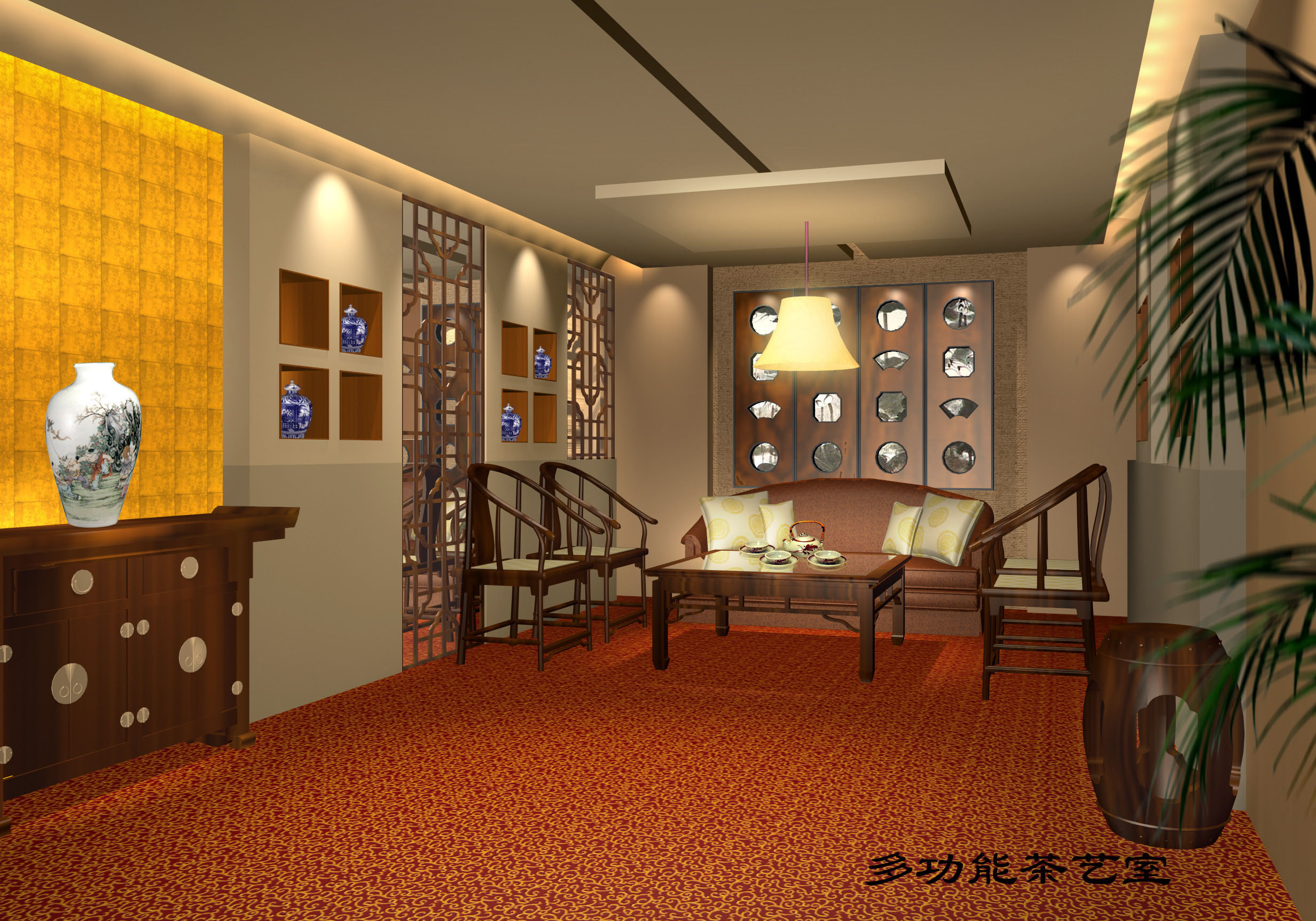 YX-900182 茶楼建筑CAD设计图65套