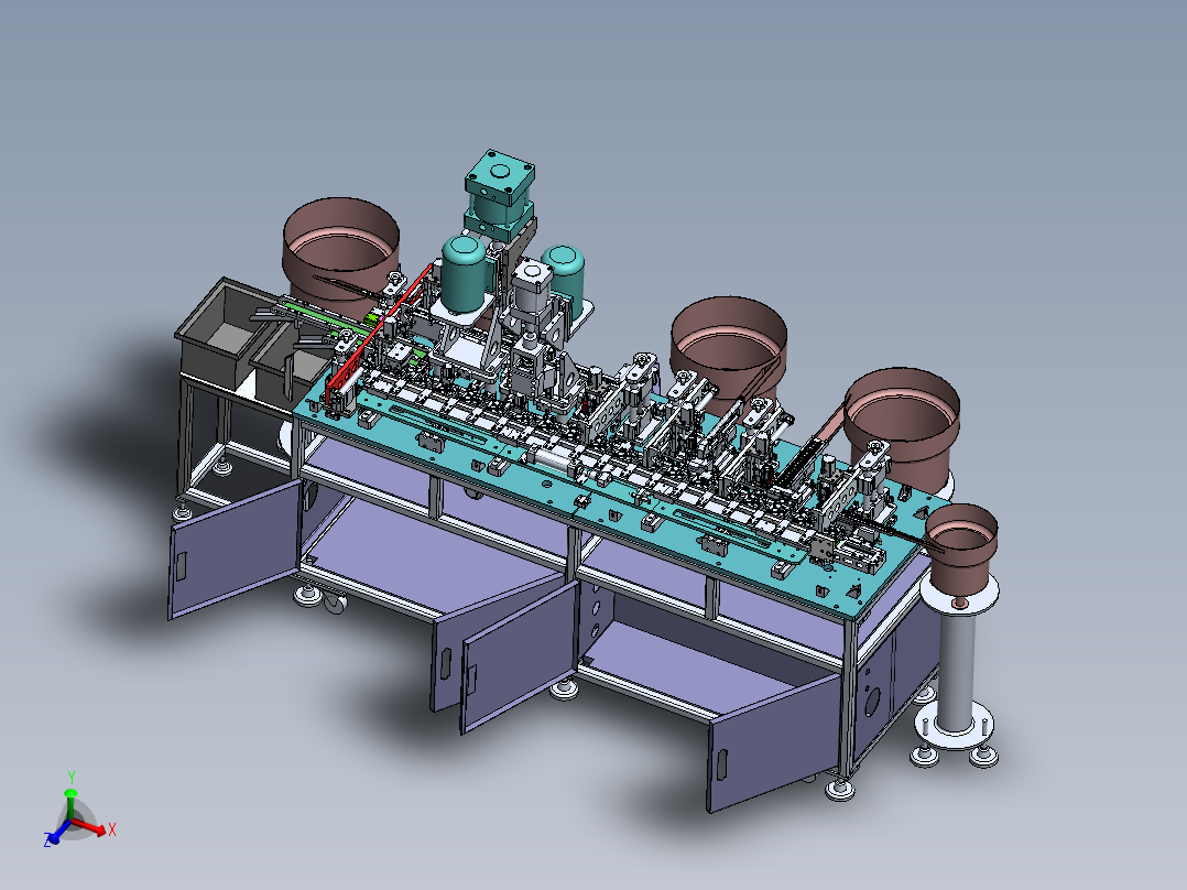 T687 多工位工装板循环组装机