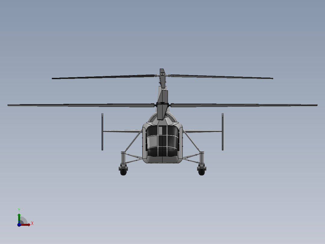 雅克-24直升机前视图