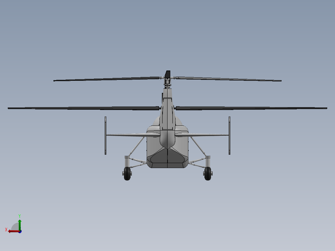 雅克-24直升机后视图