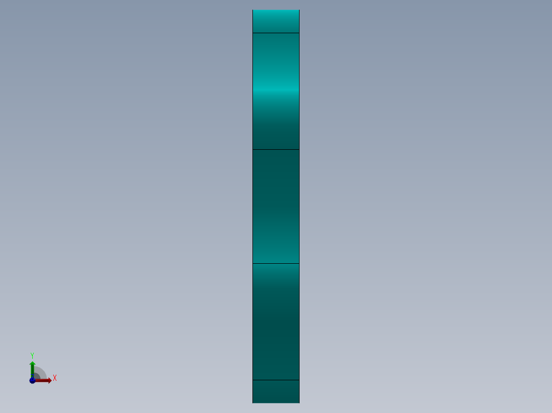 SW建模练习题-exercise 127前视图