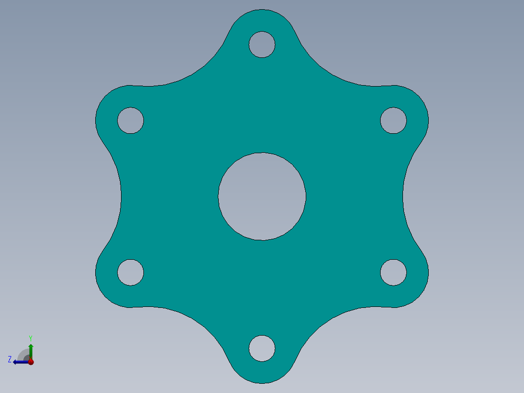 SW建模练习题-exercise 127右视图