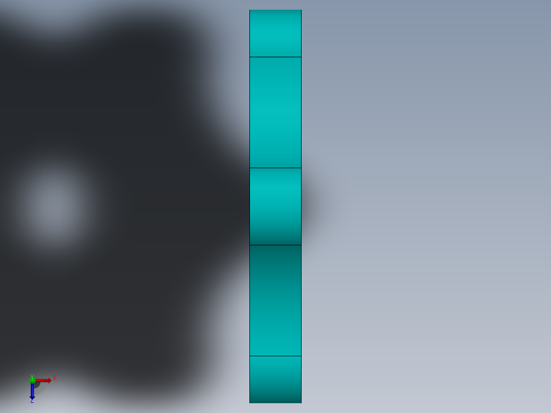 SW建模练习题-exercise 127俯视图