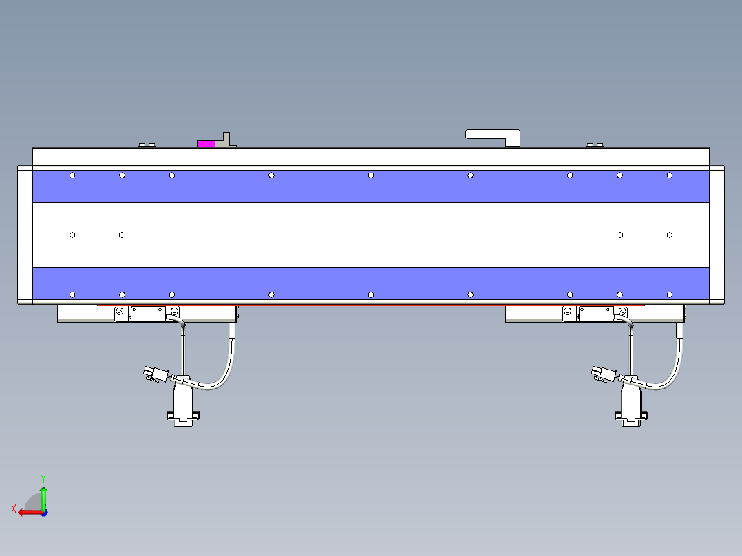 威洛博VL系列3d模型模组2VL14S2Y-S250后视图