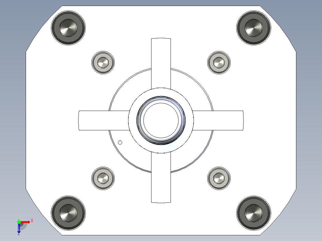 KOSMEKSWH2130-GN多系列多零件图纸模型俯视图