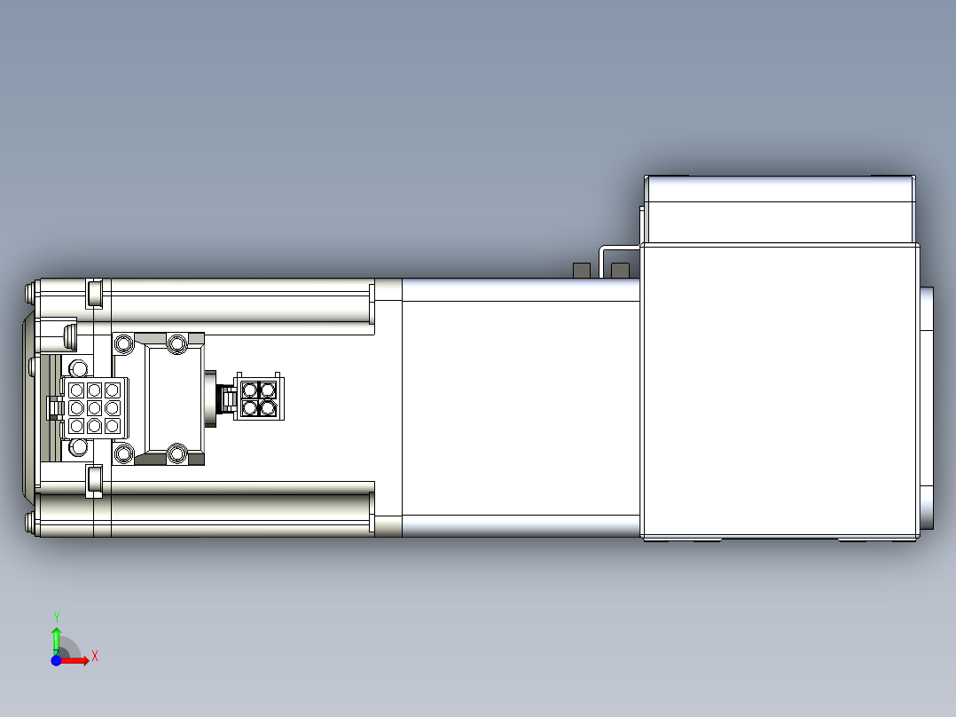 威洛博LB.GB同步带传动--欧规系列LB6A-L130-S1100-BR前视图
