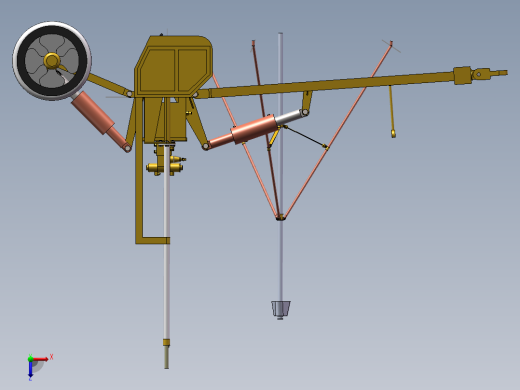 激光平地机（sw18可编辑+cad+说明书）俯视缩略图