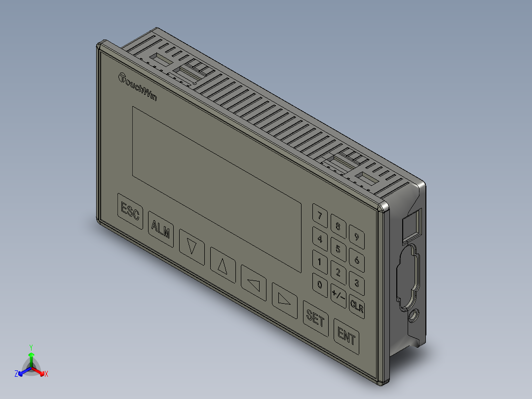 OP320-A-S正等轴测图