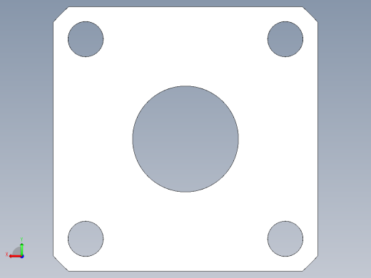 軸承座(直接裝設型)BSDN-3D多系列多零件图纸模型后视缩略图