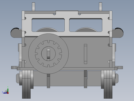 激光下料拼图汽车Parasolid, SOLIDWORKS 2016, STEP _ IGES右视缩略图