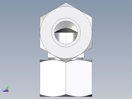 卡套式工业通用硬管接头EO_Swivel_nut_elbow_EW15ZL71右视缩略图