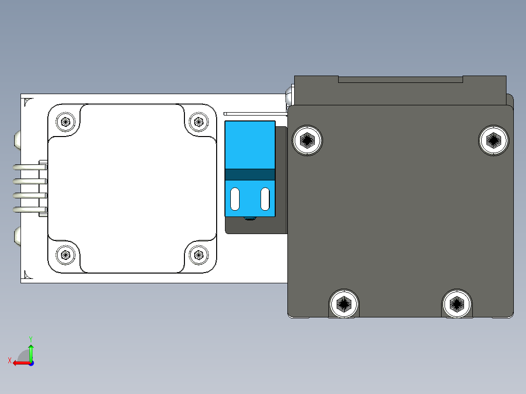 模组FSL80 E400 10C7-BL-B60后视图