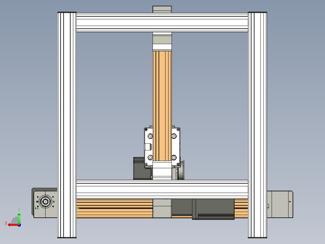 威洛博一般环境皮带-EB4-型材点胶机后视图