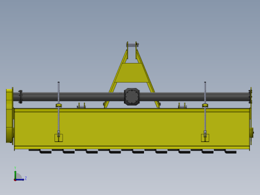 旋耕机构左视缩略图