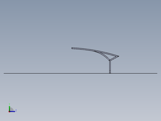 车辆停放棚--sw左视缩略图