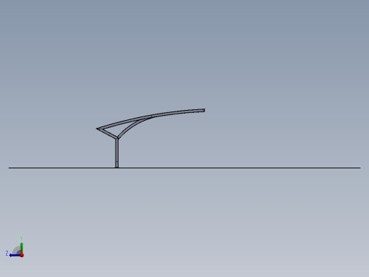 车辆停放棚--sw右视缩略图