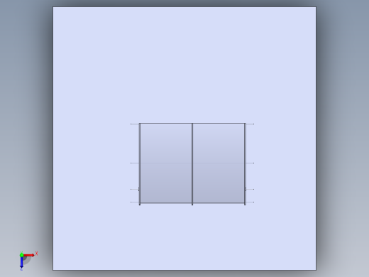 车辆停放棚--sw俯视缩略图