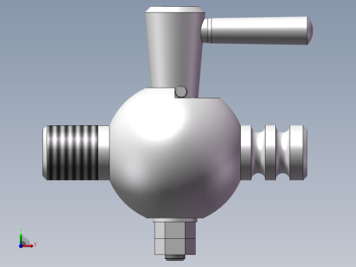 阀门模型前视缩略图