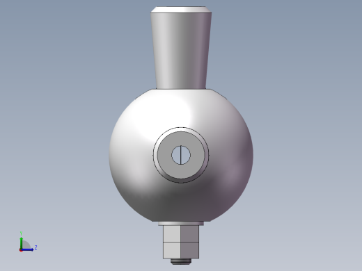 阀门模型左视缩略图
