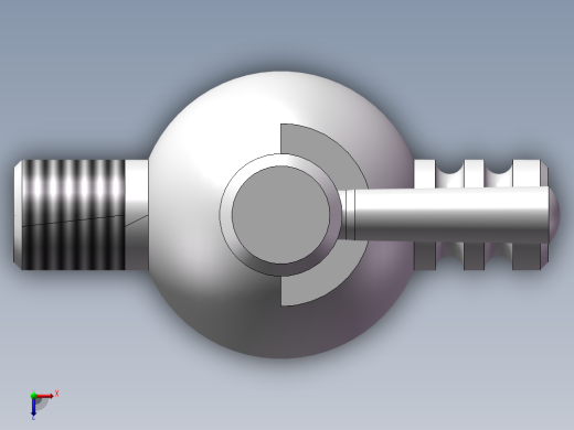 阀门模型俯视缩略图