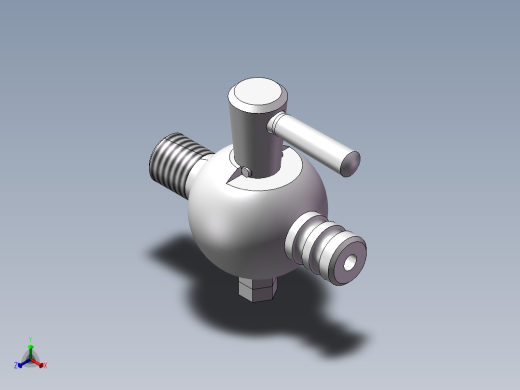 阀门模型正等轴测缩略图