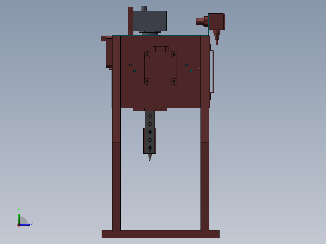 一种拾取器左视图