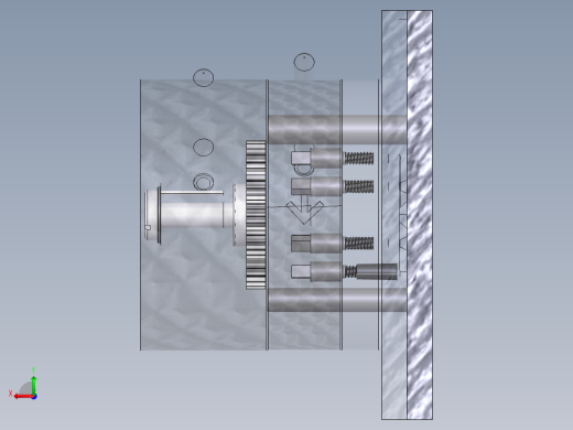 多型腔注射成型工具后视缩略图